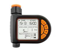Klynovalu Temporizador digital de manguera para jardinería con configuración simple y función de advertencia de batería, perfecto para riego de césped, temporizador de riego por goteo