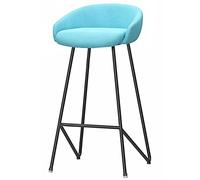 KLZUOPT Taburete de Bar de Lujo con Respaldo bajo, Altura de mostrador de 26/30 Pulgadas, tapizado en Terciopelo y reposapiés, Ideal para cafetería, Pub, Cocina, Comedor.