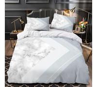 KLZXCVBNMQW Tres Piezas Microfibra Impresión 3D Geométrico Moderno Juego Fundas Edredón Estampado 3D Fundas Almohada Transpirable Minimalist Arrow Funda de Edredón for Adolescentes Single（140x200cm）