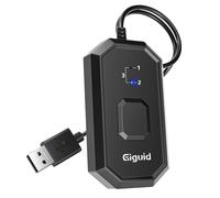 KM Sharer - Conmutador inalámbrico para 4 dispositivos de teclado y ratón | Control KVM USB para PC con Windows, tableta, smartphone | Ahorro de espacio para el escritorio