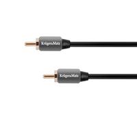 KM0301 Cable 1RCA-1RCA 1.0M KRUGER & MATZ