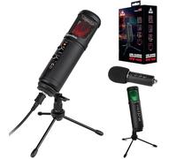 Krüger & Matz Micrófono USB Warrior GV-100 para videojuegos y vlogger