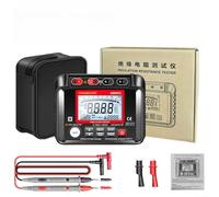 Km502c Digital Resistencia de Aislamiento Probador 10gΩ Megohmmeter Con Auto Dar Pi Cálculo Y 100 Datos Almacenamiento Para Análisis De Seguridad Eléctrica Negro