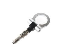 KMAGE Barras De Remolque para Coche, Ganchos De Remolque De Carrera para E46, E81, E30 Y E36 Tapa de Gancho de Remolque(Plata)