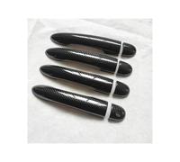 KMAGE Cubierta Manija Puerta Cubiertas De Manijas Embellecedoras Para Renault Para Megane 2 Ii MK2 Accesorios De Plástico Imitación De Fibra De Carbono(C1)