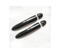 KMAGE Cubierta Manija Puerta Cubiertas De Manijas Embellecedoras Para Renault Para Megane 2 Ii MK2 Accesorios De Plástico Imitación De Fibra De Carbono(2DC1)