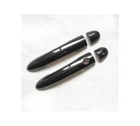 KMAGE Cubierta Manija Puerta Cubiertas De Manijas Embellecedoras Para Renault Para Megane 2 Ii MK2 Accesorios De Plástico Imitación De Fibra De Carbono(2DC1K1)