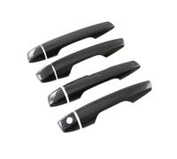 KMAGE Cubierta Protectora Para Manija Puerta Lateral Externa Para Mitsubishi Para Outlander 2022 2023 2024 ABS De Fibra De Carbono Para Automóvil(Without hole)