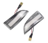 KMAGE Luz Intermitente Dinámica LED Para Espejo Retrovisor Compatible Para Renault Para Megane 3 MK3 III RS Para Laguna III X91 Para Fluence 2008-2016. Luz Señal Giro(Crystal style)