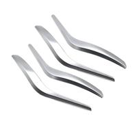 KMAGE Manija Puerta Interior Embellecedor Cubierta Manija Puerta Interior Coche Izquierda Y Derecha Para X1 E84 2010 2011 2012 2013 2014 2015 2016(Silver 4PCS)