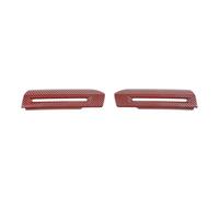 KMAGE Manija Puerta Interior Embellecedor Manija Puerta Interior ABS Para Ford Para Mustang 2015 2016 2017 2018 2019 2020 2021 2022 2023 2024(Red Carbon Fiber)