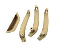 KMAGE Manija Puerta Interior Para X3 X4 F25 F26 2010-2013 2014 2015 2016 Manijas Puerta Interiores Izquierda Y Derecha Panel Puerta Cubierta Embellecedora Reposabrazos(LHD 4PCS Beige)