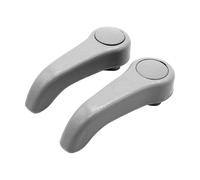 KMAGE Manija Puerta Interior Tirador Palanca Ajuste Asiento 2 Piezas Para Renault Para Clio Todas Las Series 1998-2008 Mk2 Para Twingo(Gray)