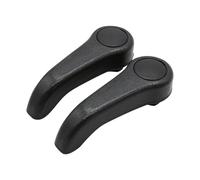 KMAGE Manija Puerta Interior Tirador Palanca Ajuste Asiento 2 Piezas Para Renault Para Clio Todas Las Series 1998-2008 Mk2 Para Twingo(Black)