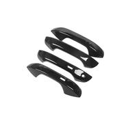KMAGE Para VW Para Multivan T7 2022 2023 Cubierta Manija Puerta Automóvil Cromada Accesorios Automóvil Adhesivo Estilo Exterior Fibra Carbono Negro(Black 4 handle)