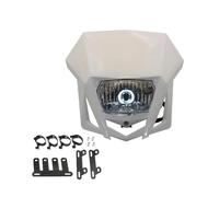 KMAGE Placa De Faro Para Motocicleta KLX 150 250 450, Accesorios Para Moto Enduro Y Todoterreno (Blanco)