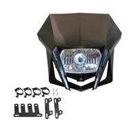 KMAGE Placa De Faro Para Motocicleta Para SUZUKI DRZ RMZ RM 85 125 250, Accesorios Para Moto Enduro Y Todoterreno (Black)