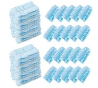 KMAKII Recambios de plumero esponjoso, repuesto de imán de polvo flash, cabezales de plumero desechables, recambios de plumero de mano, paquete de 20, azul..