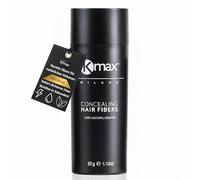Kmax Hair Fibers, Fibras de Queratina para cabello de acción redensificante y para cubrir la calvicie de tamaño económico (32 gr) (Castaño cobrizo)