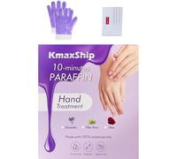 KmaxShip Tratamiento de manos de parafina de 10 minutos, guantes de tratamiento de spa de cera de manos en casa, lavanda, un par