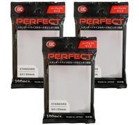 KMC Fundas suaves tamaño perfecto 100 unidades — 3 paquetes (300 bolsillos) Pack original Komainu-Dou