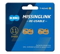 KMC 11 Speed MissingLink, Ti-N Gold, 2 Pairs