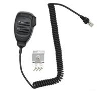 KMC-35 - Micrófono de altavoz para radio móvil Kenwood NX800 NX700 TK-8180 TK-7180, micrófono PTT con cancelación de ruido con clip trasero para Walkie-Talkie