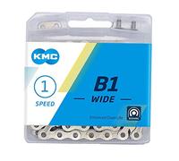 KMC Cadena Ancha B1 Unisex, Plata, 112 eslabones.