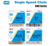 KMC cadena de bicicleta de marcha única MTB BMX 112 eslabones látigo de bicicleta de estilo libre HL1L Z1eHX S1SL 1S Curren 100L piezas de bicicleta HL1L Silver