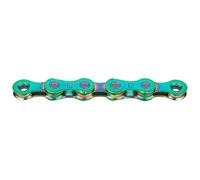 KMC X12 Aurora Waxed 126 Gl. 12-Fach Cadena Talla única Verde