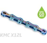 KMC Cadena encerada X12L de 12 velocidades azul