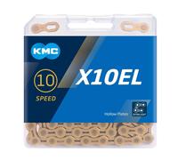 KMC Cadena X10el, Unisex, Gold, 114 Link