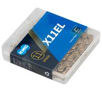 KMC Chain X-11-EL - Cadena Estrecha, Oro, Talla Única