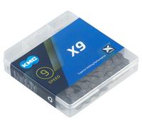 KMC, gris CADENA X9, 9v, 114 eslabones, Hombres, Estándar