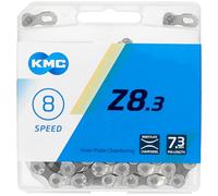 KMC, Cadena Z8 114 Eslabones 8V. Cromado Gris