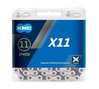 KMC Cadena X11 11 velocidades silver-black 11 velocidades / 118 eslabones