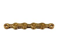 KMC Chain X-11-EL Cadena Estrecha, Unisex Adulto, Oro, 114 eslabones