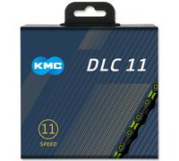 KMC DLC 11 Black/Green 118L cycle bike chain
