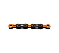 KMC DLC 11 - Cadena Unisex para Hombre, Color Negro y Naranja, 1,27 x 2,74 cm