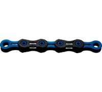 KMC DLC11 - Cadena encerada de 11 velocidades, negro/azul, 118 eslabones