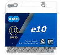 KMC E10 EPT Cadena, Unisex Adulto, Silver, 136 Link