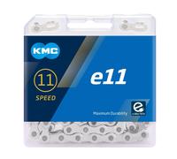 KMC e11 11 Speed e-Bike Chain, Silver, 122 Link