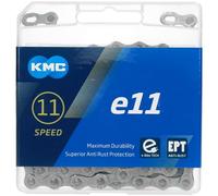KMC E11 Ept Cadena de Bicicleta eléctrica, Unisex, Argento Scuro, 136 Link Tools, Multicolor