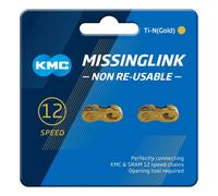 KMC | Enganches De Cadena 12v -oro - 1/2" X 11/128" Medida del pasador: 5.2 mm Conexión perfecta. Compatible con KMC, Sram, Shimano de 12 velocidades. DARK GREY