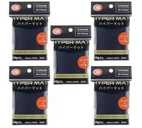 KMC Hyper Matte Sleeves Black ÃƒÂ-5 Sets (5 Packs/total 400 Sheets) ( Japan Import ) Made in Japan by KMC