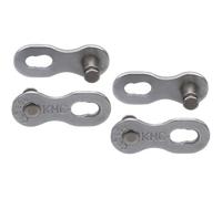 KMC Missing Links, Conector Cadena Dlc 9nr Ept E9 E Bike 1 2x11 128 9v Plata 2 Unidades Unisex Adulto, Pares