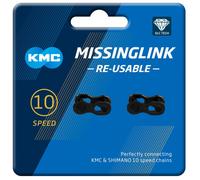 KMC MissingLink 10 R DLC Kettenschloss 1/2×11/128' For 10-fach Chain Black