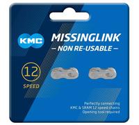 KMC MissingLink 12x Silver 2 Pr (Non Reusable) cycle bike chain