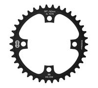 KMC Plato Wide, 4 brazos, círculo de agujeros de 104 mm negro 38 dientes