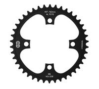 KMC Plato para Bicicleta eléctrica Unisex para Adultos, 42 Dientes, Color Negro anodizado, 1/2x1/8